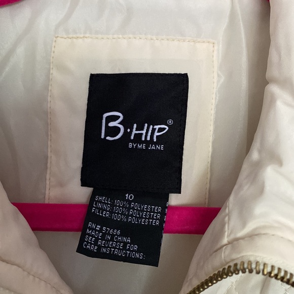 B-Hip girls cream winter jacket. - Picture 2 of 5